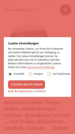Vorschau der mobilen Webseite marburger-kreis.de, Marburger Kreis e. V.