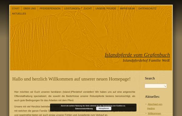 Vorschau von www.isireitschule.de, Islandpferdereitschule Weiß, Inh. Holger Weiß