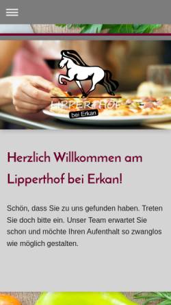 Vorschau der mobilen Webseite www.lipperthof-bei-erkan.de, Lipperthof