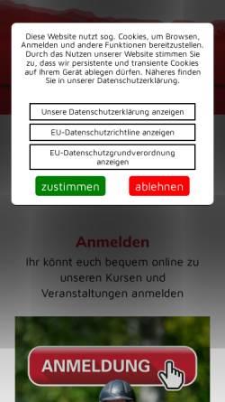 Vorschau der mobilen Webseite reiten-im-sauerland.de, Reitschule Berger