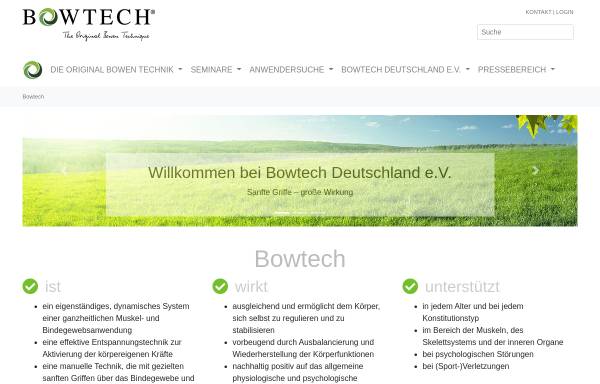 Vorschau von bowtech.de, Bowtech Deutschland e.V.