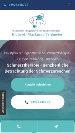 Vorschau der mobilen Webseite www.posturologie-zentral.de, Deutsche Ärzte-Gesellschaft für Posturologie