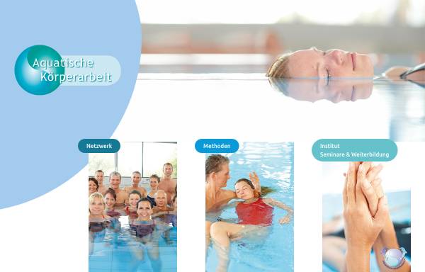 Vorschau von www.aquanetz.de, Netzwerk für aquatische Körperarbeit e.V.