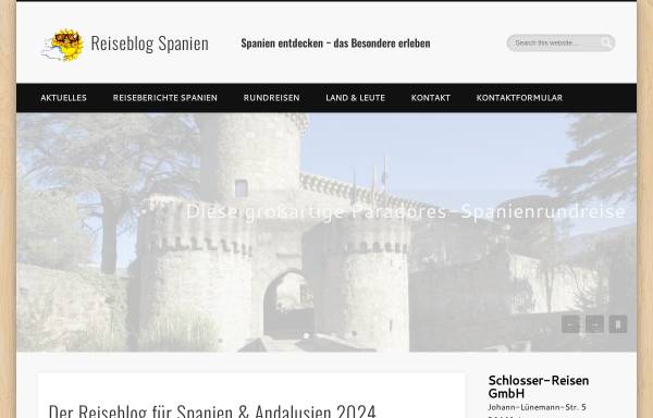 Vorschau von www.spanien-andalusien.com, Schlosser-Reisen