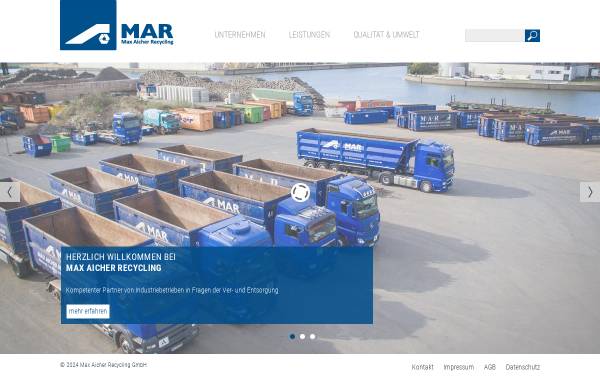 Vorschau von www.mar.de, Max Aicher Recycling GmbH