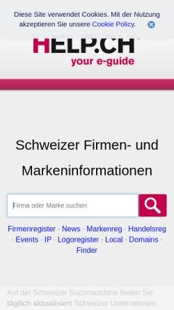 Vorschau der mobilen Webseite www.help.ch, Help Searchengines AG