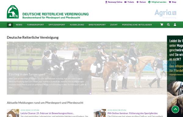 Vorschau von www.fn-dokr.de, Deutsche Reiterliche Vereinigung e.V. (FN)