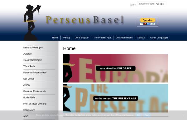 Vorschau von www.perseus.ch, Perseus Verlag