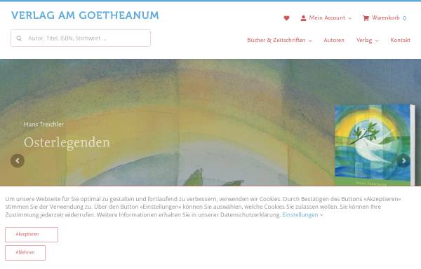 Vorschau von www.vamg.ch, Verlag am Goetheanum