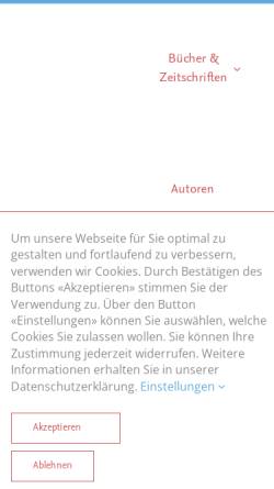 Vorschau der mobilen Webseite www.vamg.ch, Verlag am Goetheanum