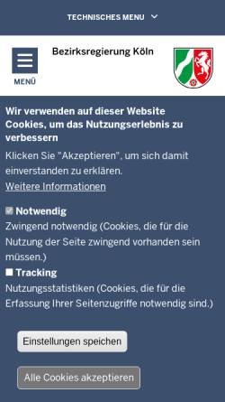 Vorschau der mobilen Webseite www.tim-online.nrw.de, TIM-Online