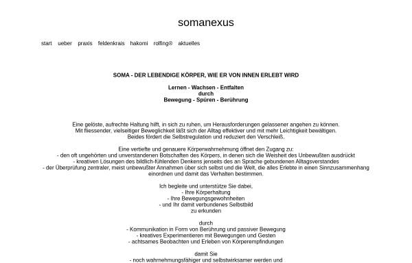 Vorschau von www.somanexus.de, Somanexus - Claudius Nestvogel