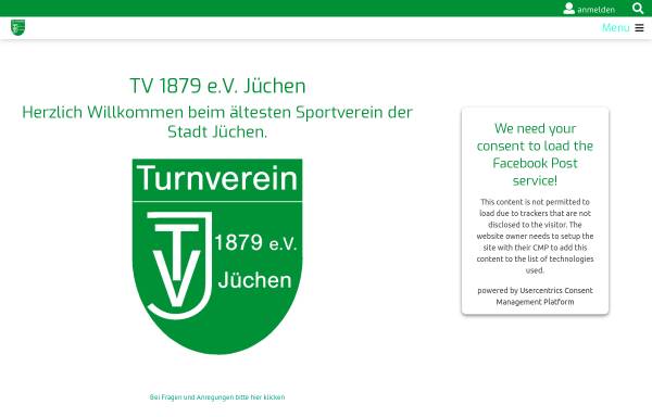 Vorschau von www.tvjuechen.de, Turnverein Jüchen 1879 e.V.