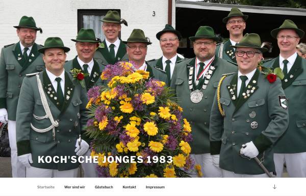 Vorschau von www.kochschejonges.de, Koch'sche Jonges