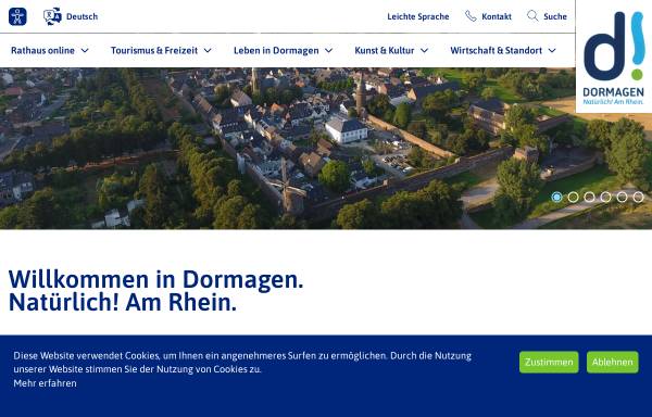 Vorschau von www.dormagen.de, Stadt Dormagen