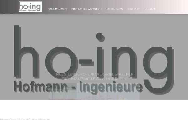 Vorschau von www.ho-ing.de, Hofmann, Herbert Ing.-Büro Industrievertretungen GmbH & Co.