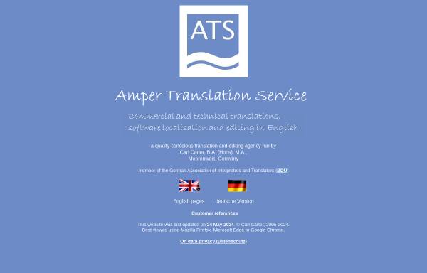 Vorschau von www.ampertrans.de, Amper Translation Service