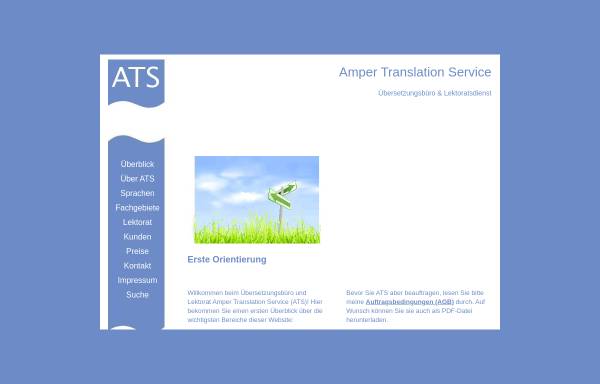 Vorschau von www.ampertrans.de, ATS Amper Translation Service - Carl Carter