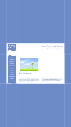 Vorschau der mobilen Webseite www.ampertrans.de, ATS Amper Translation Service - Carl Carter