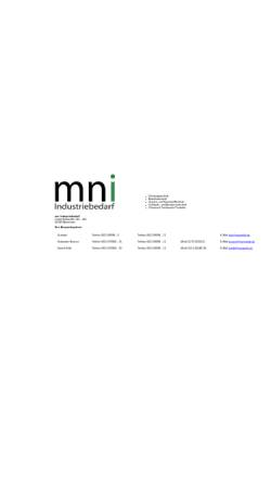 Vorschau der mobilen Webseite www.mni-gmbh.de, MNI Meier & Nußbeck GmbH