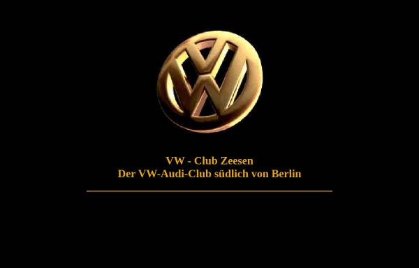 Vorschau von www.vw-club-zeesen.de, VW-Club Zeesen