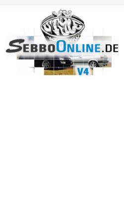 Vorschau der mobilen Webseite www.sebboonline.de, VW-Style Schwerin