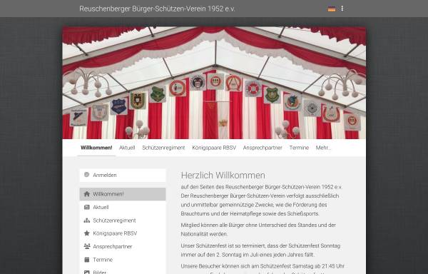 Vorschau von www.reuschenberger-bsv.de, Reuschenberger Bürger-Schützenverein 1952 e.V.