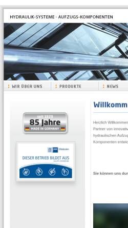 Vorschau der mobilen Webseite www.algi-lift.com, ALGI Aufzug Hydraulik