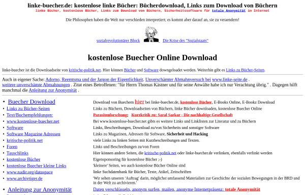 linke-buecher.de: kostenlose Bücher und Links