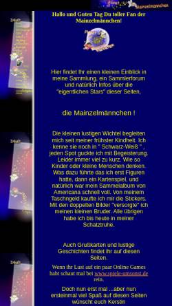 Vorschau der mobilen Webseite www.mainzelmaennchen-planet.de, Mainzelmaennchen-Planet