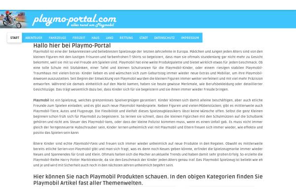 Vorschau von www.playmo-portal.com, Playmo-Portal