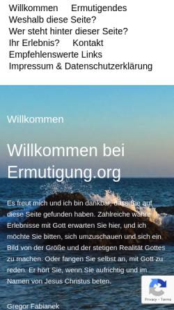Ermutigung