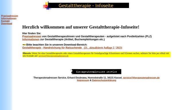 Vorschau von www.gestalttherapie.de, Gestalttherapeuten