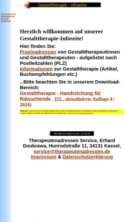 Vorschau der mobilen Webseite www.gestalttherapie.de, Gestalttherapeuten