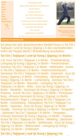 Vorschau der mobilen Webseite www.tai-chi-seminare.de, Tai-Chi-Seminare