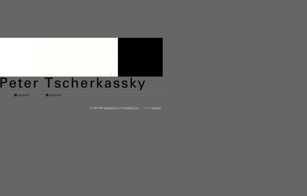 Vorschau von www.tscherkassky.at, Peter Tscherkassky