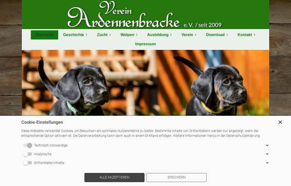 Vorschau von www.ardennenbracken.de, Ardennenbracke