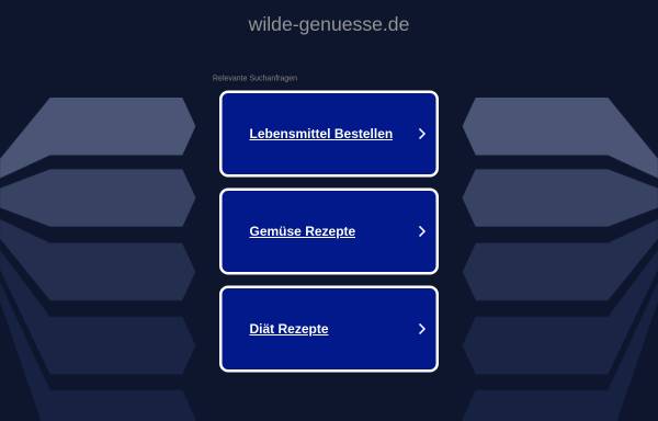 Wilde-Genüsse