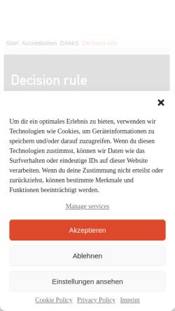 Vorschau der mobilen Webseite ilf-magdeburg.de, Institut für Lacke und Farben e.V.