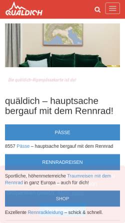 Vorschau der mobilen Webseite www.quaeldich.de, Quäl Dich