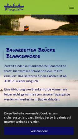 Vorschau der mobilen Webseite www.nationalpark-tour.de, Nationalpark-Tour