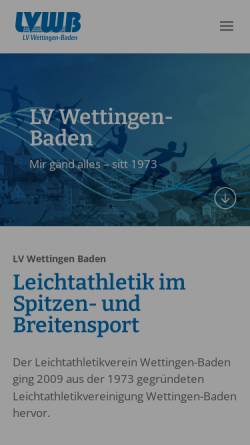 Vorschau der mobilen Webseite www.lvwettingenbaden.ch, LV Wettingen-Baden