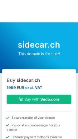 Vorschau der mobilen Webseite www.sidecar.ch, Schröder Racing Team