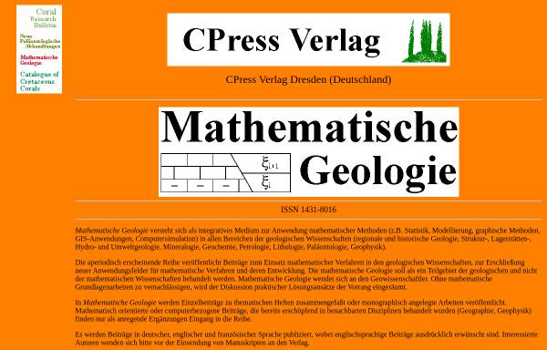 Vorschau von www.cp-v.de, Mathematische Geologie