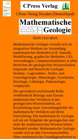 Vorschau der mobilen Webseite www.cp-v.de, Mathematische Geologie