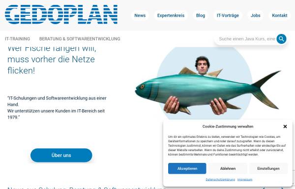 Vorschau von gedoplan.de, Gedoplan .NET User Group OWL