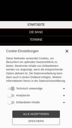 Vorschau der mobilen Webseite www.tyranuke.de, TyraNuke
