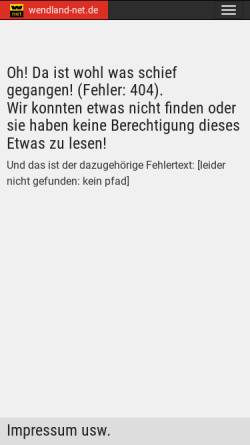 Vorschau der mobilen Webseite www.wendland-net.de, Zero - Plädoyer gegen die Schulpflicht