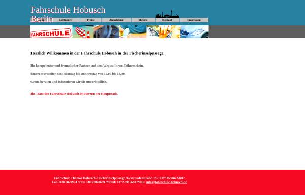 Vorschau von www.seegruen.de, Fahrschule Hobusch