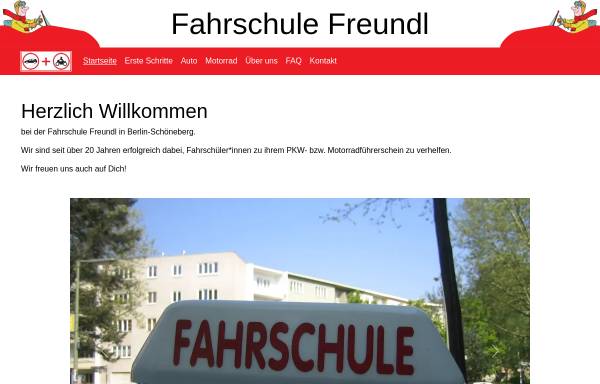 Vorschau von www.fs-freundl.de, Fahrschule Thomas Freundl